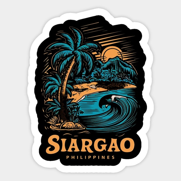 SIARGAO ISLAND Sticker by likbatonboot